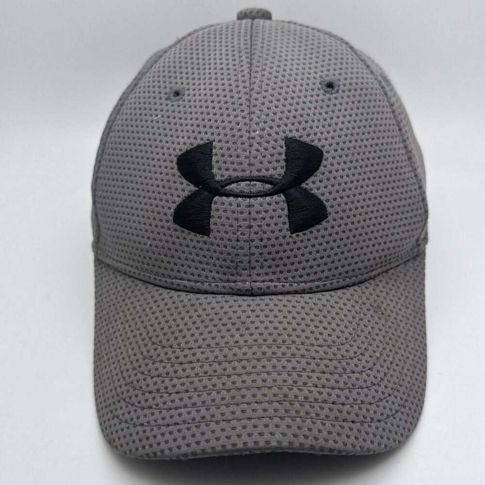 Under Armour Youth Cap Hat Stretch Band To Fit Most Gray
